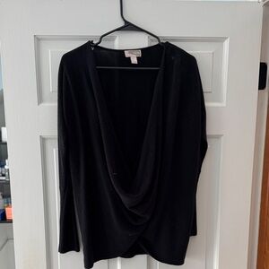 Forever 21 Black V-Neck Sweater